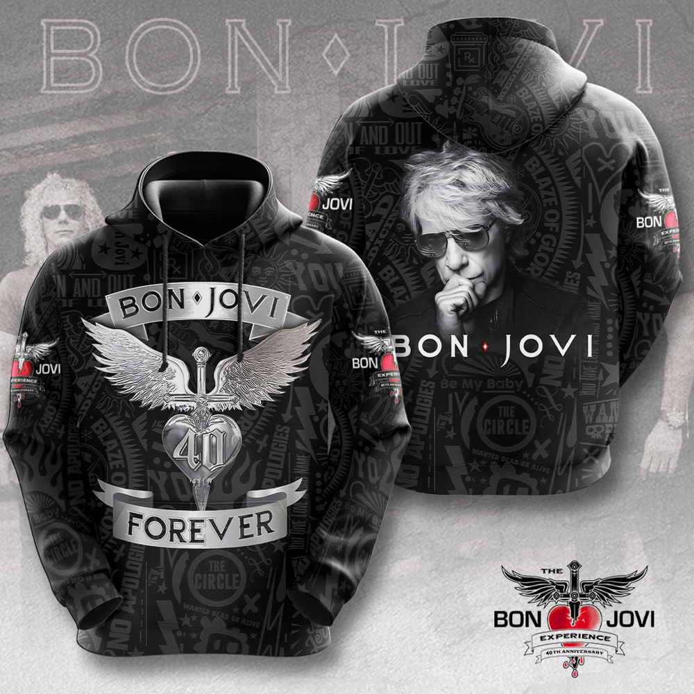 Bon Jovi Hoodie HUANNM4986 Linh