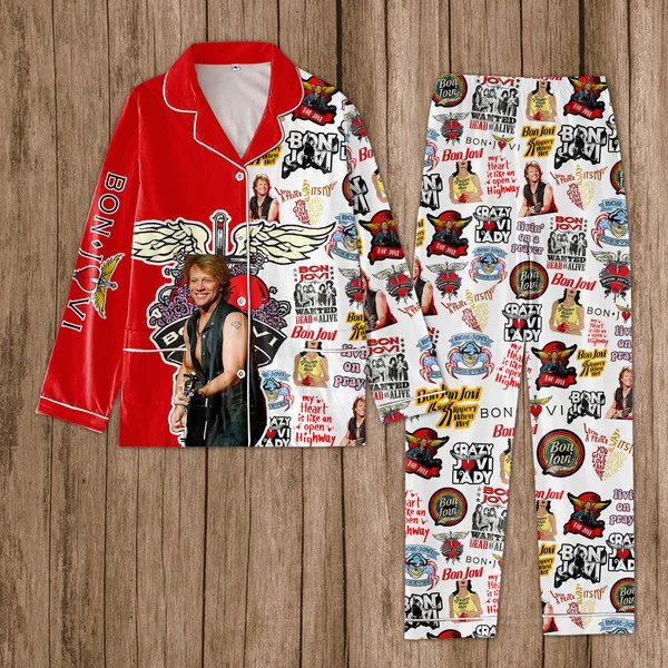 Bon Jovi Icons Bundle Pajamas Set2B1 yQ2oh