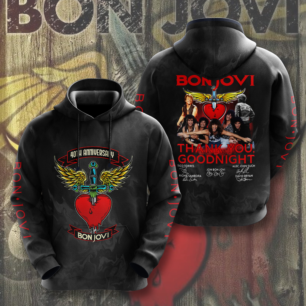 Bon Jovi Hoodie TANTN6273