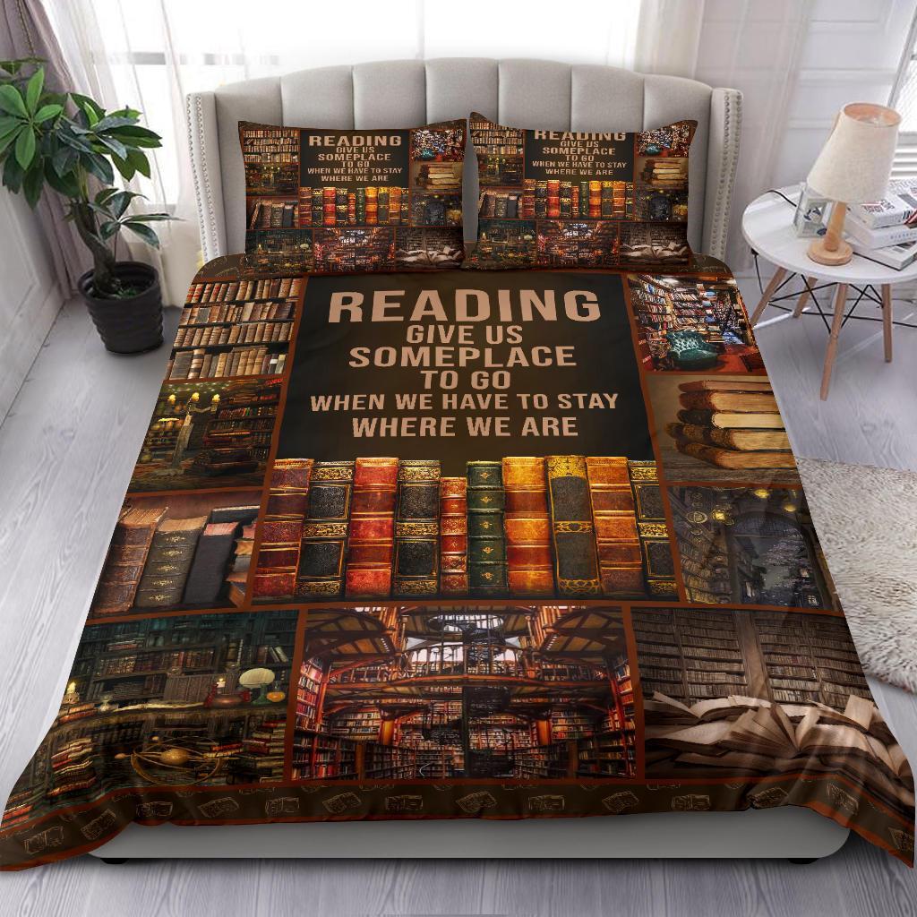 Book Quilt Bedding Set Duvet Cover 0