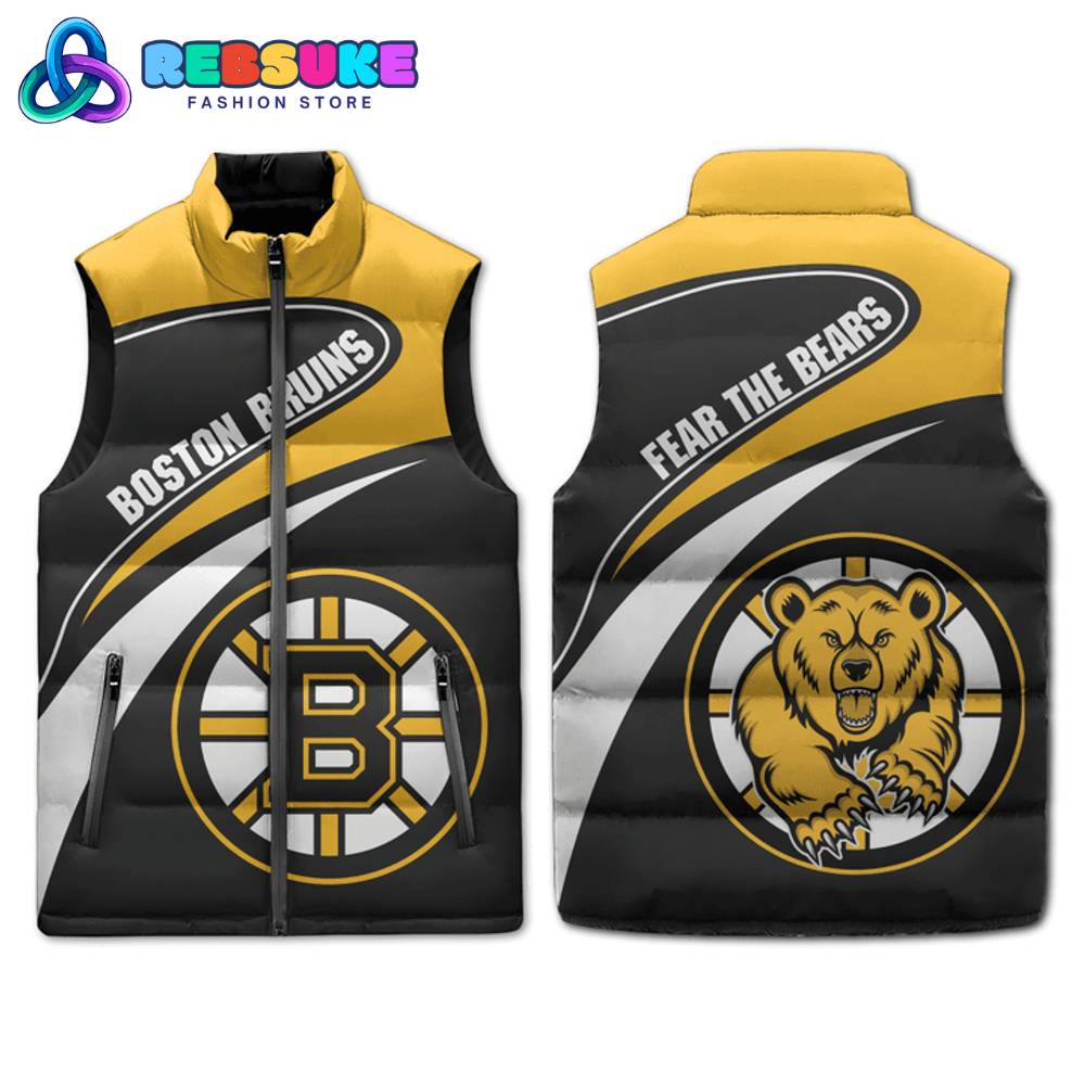 Boston Bruins NHL Fear The Bear Cotton Vest 1