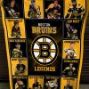 Boston Bruins NHL Legends In History Fleece Blanket Quilt2B1 rkR1W