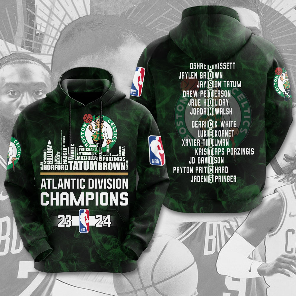 Boston Celtics 3D Apparel MAITM6768 HOODIE