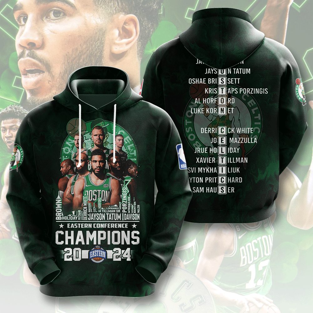 Boston Celtics 3D Apparel MAITM6894 hoodie