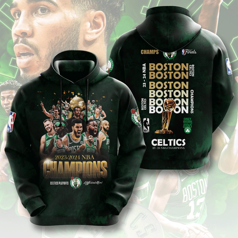 Boston Celtics 3D Apparel MAITM7077 hoodie