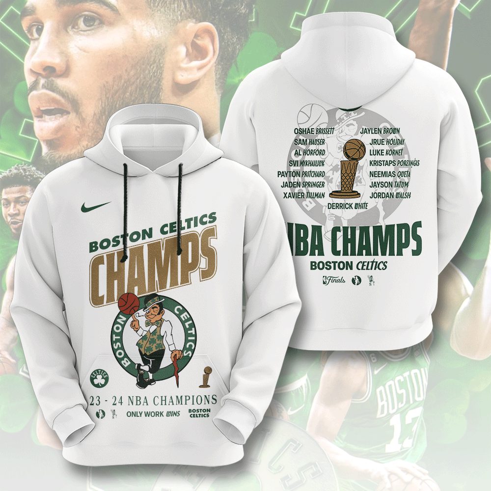 Boston Celtics 3D Apparel MAITM7142 hoodie