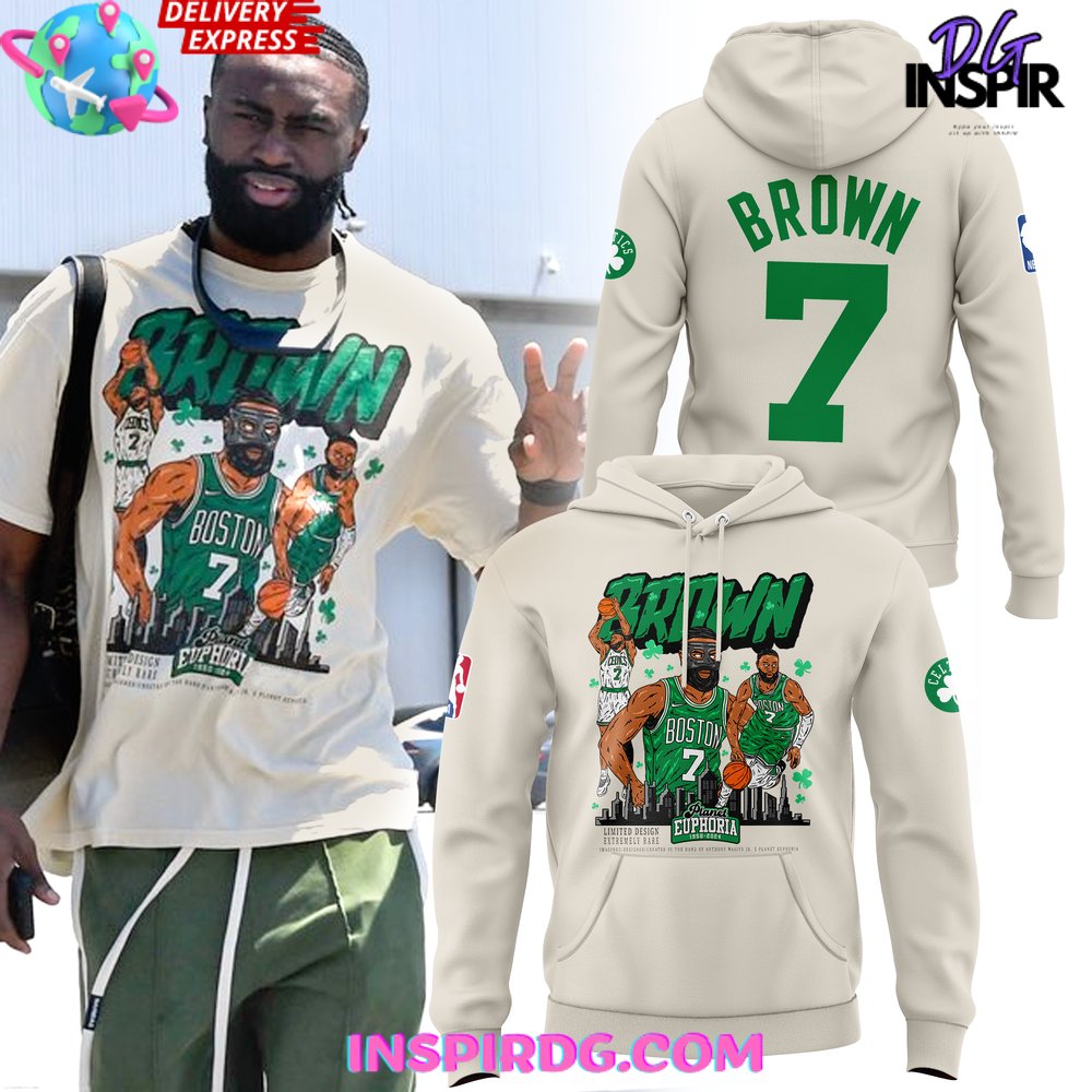 Boston Celtics BROWN 7 Limited Edition 2024 Hoodie 1