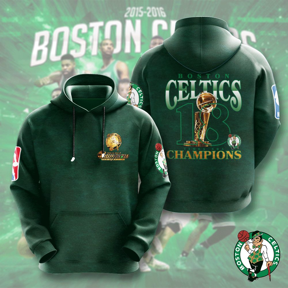 Boston Celtics Hoodie HOATT5239 Yuna 1