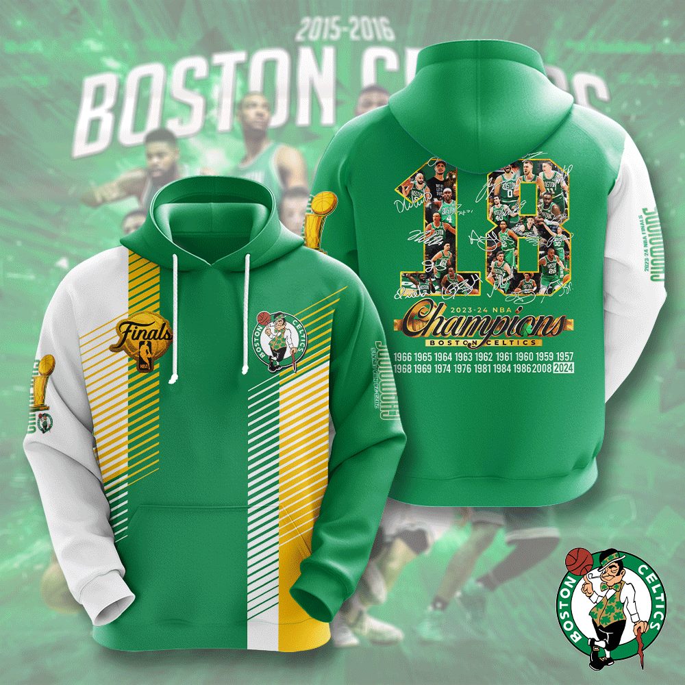 Boston Celtics Hoodie HOATT5265 Yuna