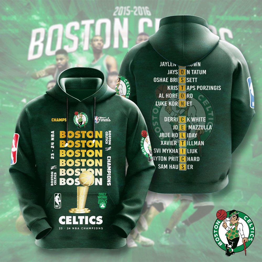 Boston Celtics Hoodie HOATT5360 Yuna