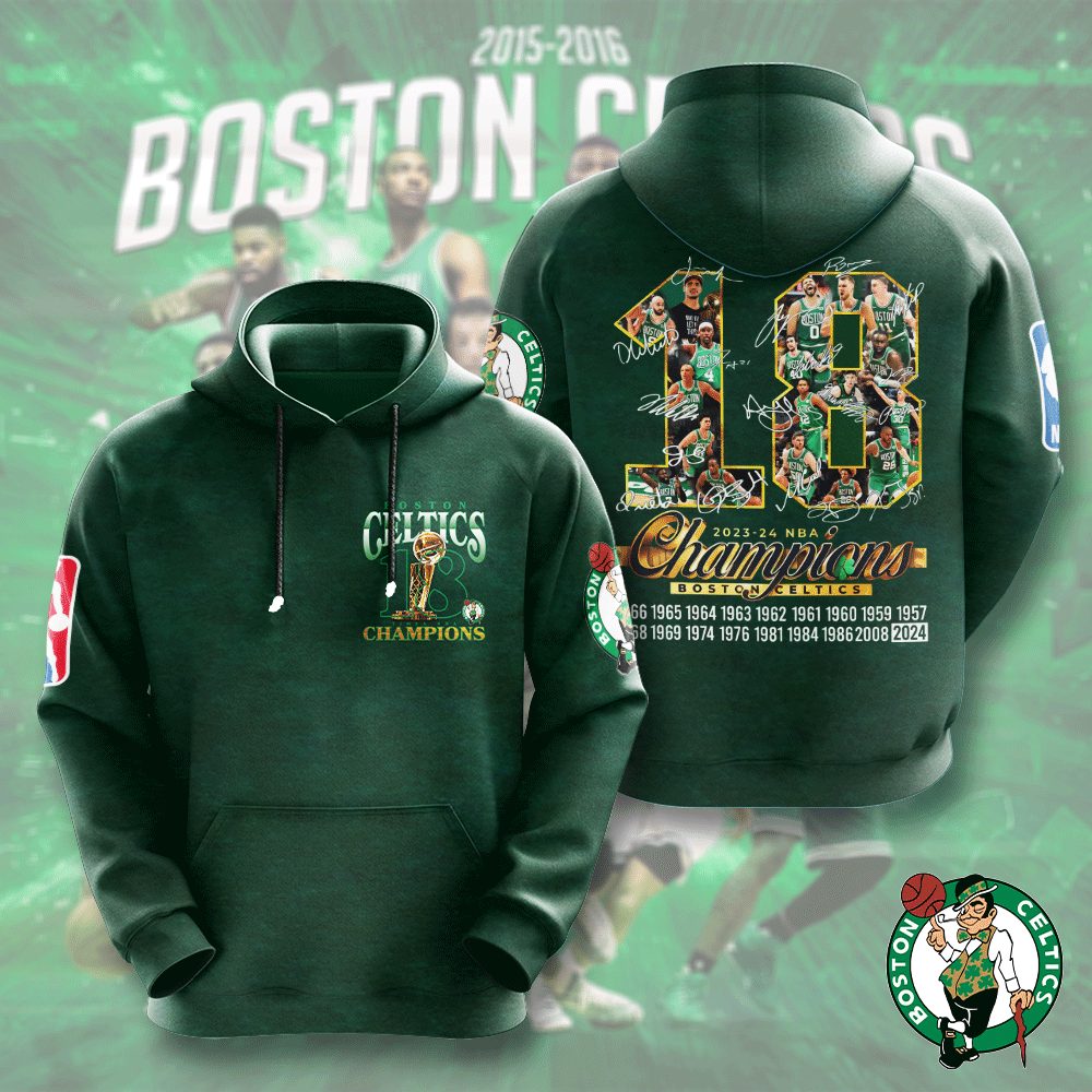 Boston Celtics Hoodie HOATT5415 Yuna