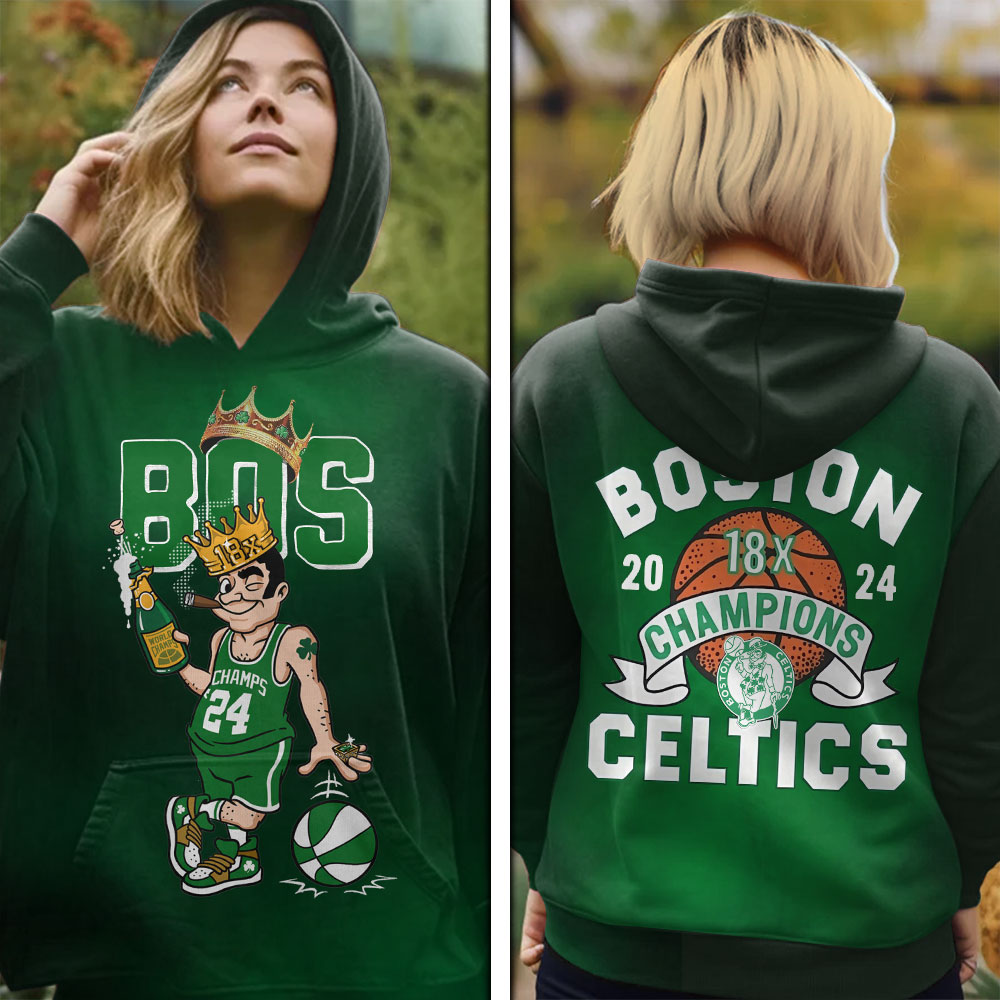 Boston Celtics T SHIRT HOODIE GNE668 PANH 2