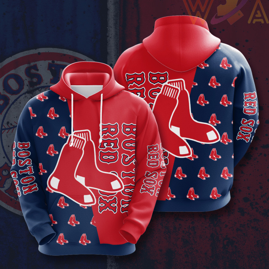 Boston Red Sox 3D Hoodie 01