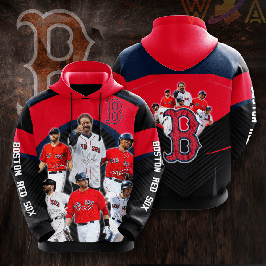 Boston Red Sox 3D Hoodie 02