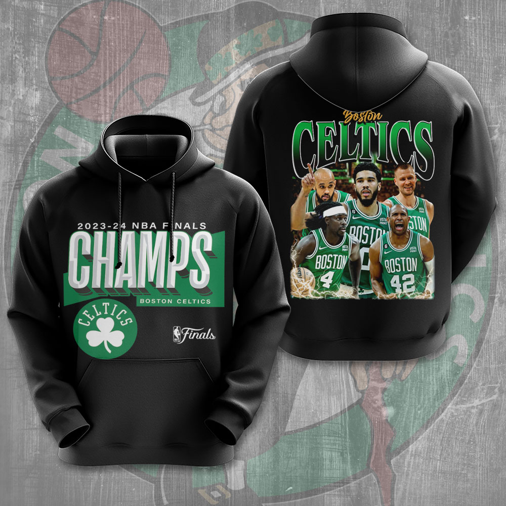 Boston Celtics 3D Apparel GNE639 Hoodie