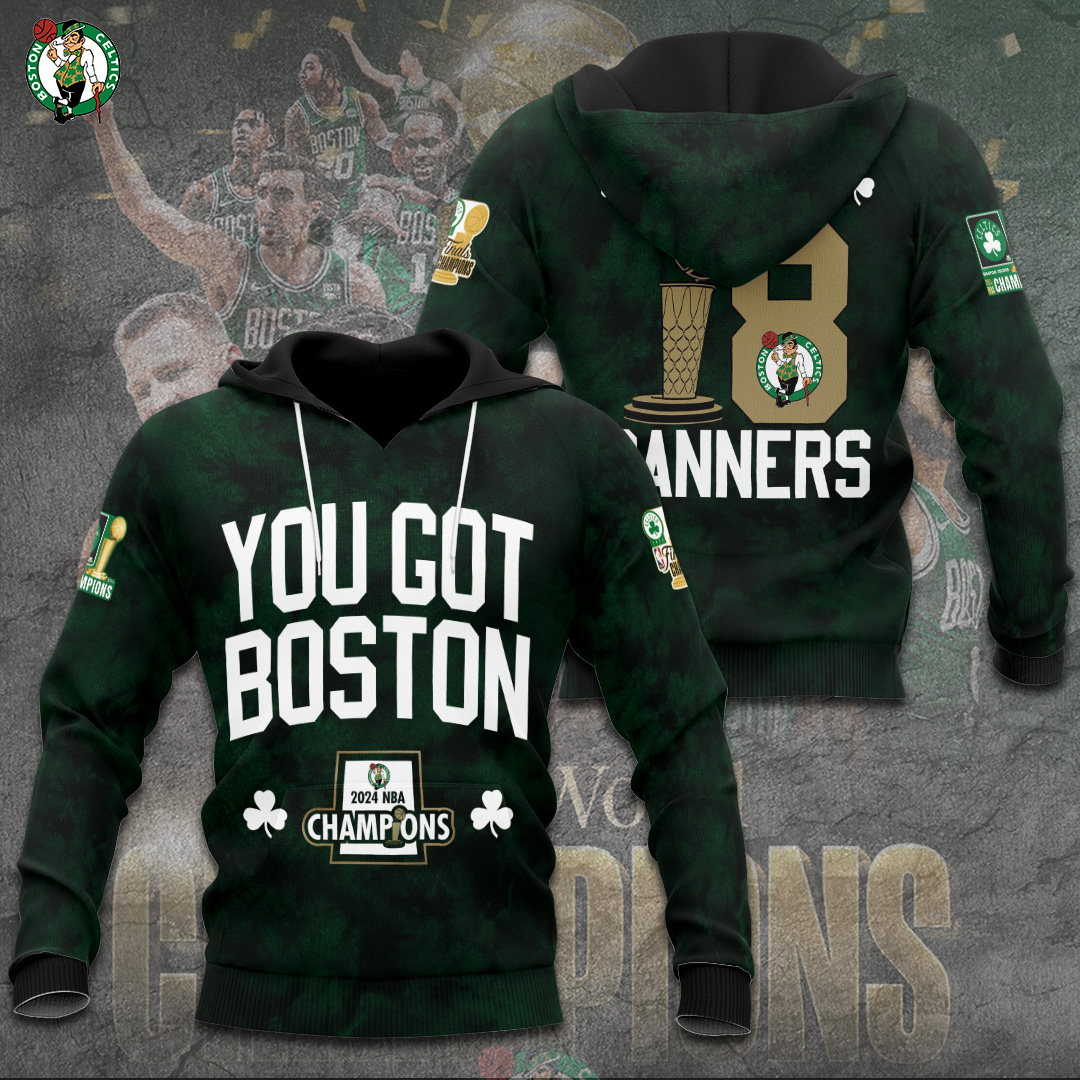 Boston Celtics Apparel TANTN7017 Hoodie