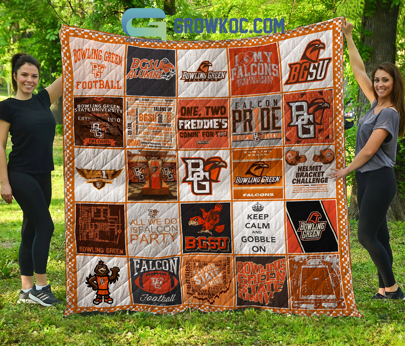 Bowling Green Falcons football NCAA Collection Design Fleece Blanket Quilt2B1 hitYg