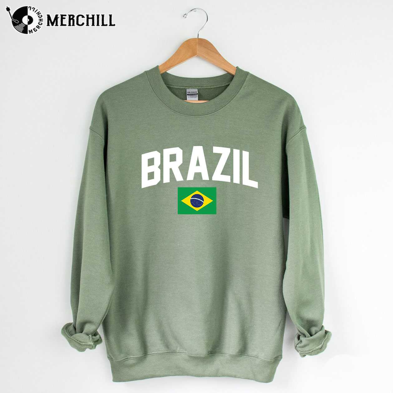 Brazil Football Shirt Brasil World Cup Sweatshirt Gift for Fans 3