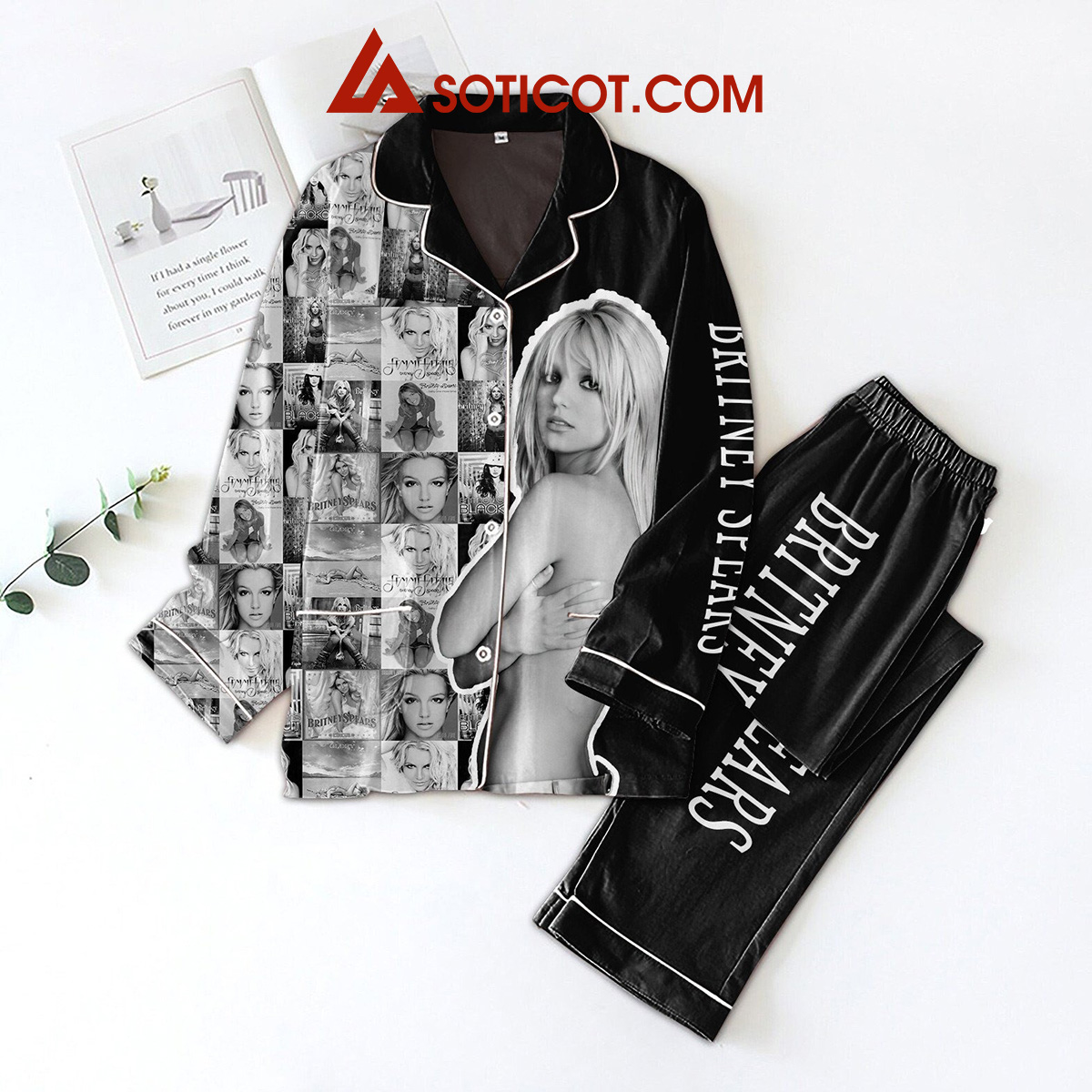 Britney Spears Pajamas Set2B1 CROrz