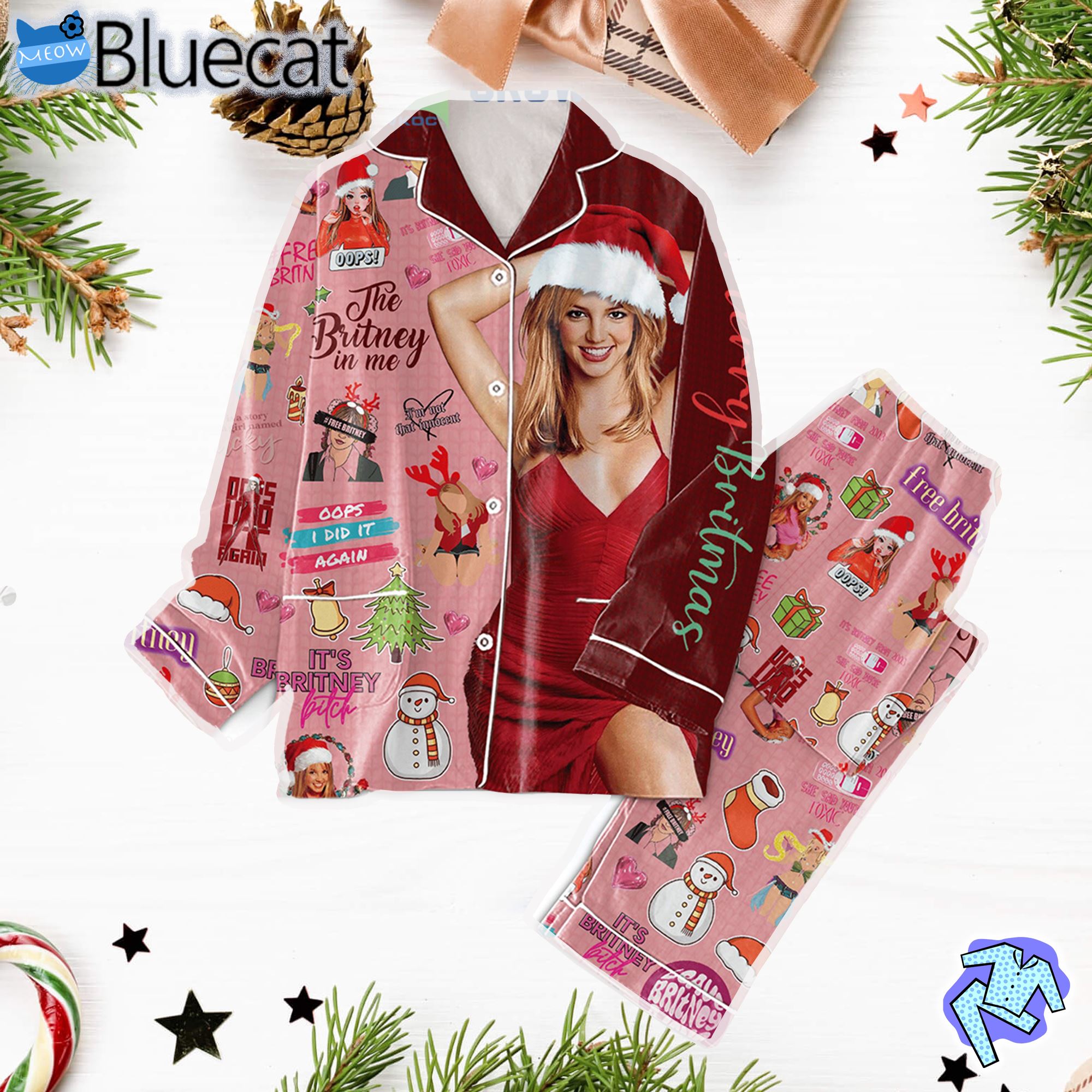 Britney Spears The Britney In Me Im Not That Innocent Pajamas Set 82b9e7 0