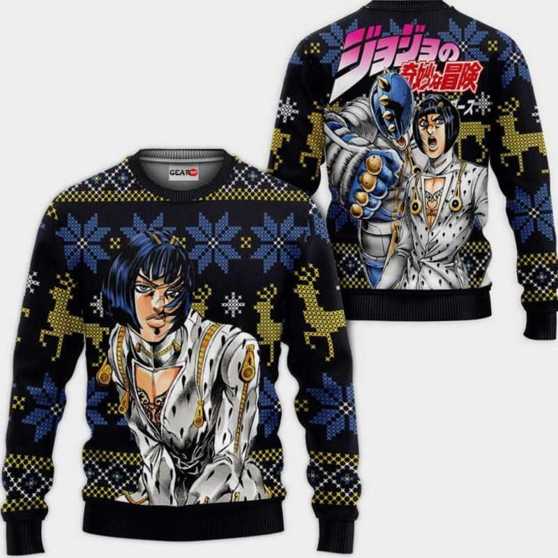 Bruno Bucciarati Ugly Christmas Sweater