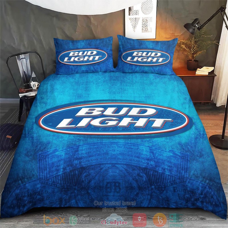 Bud Light Drinking Bedding Set