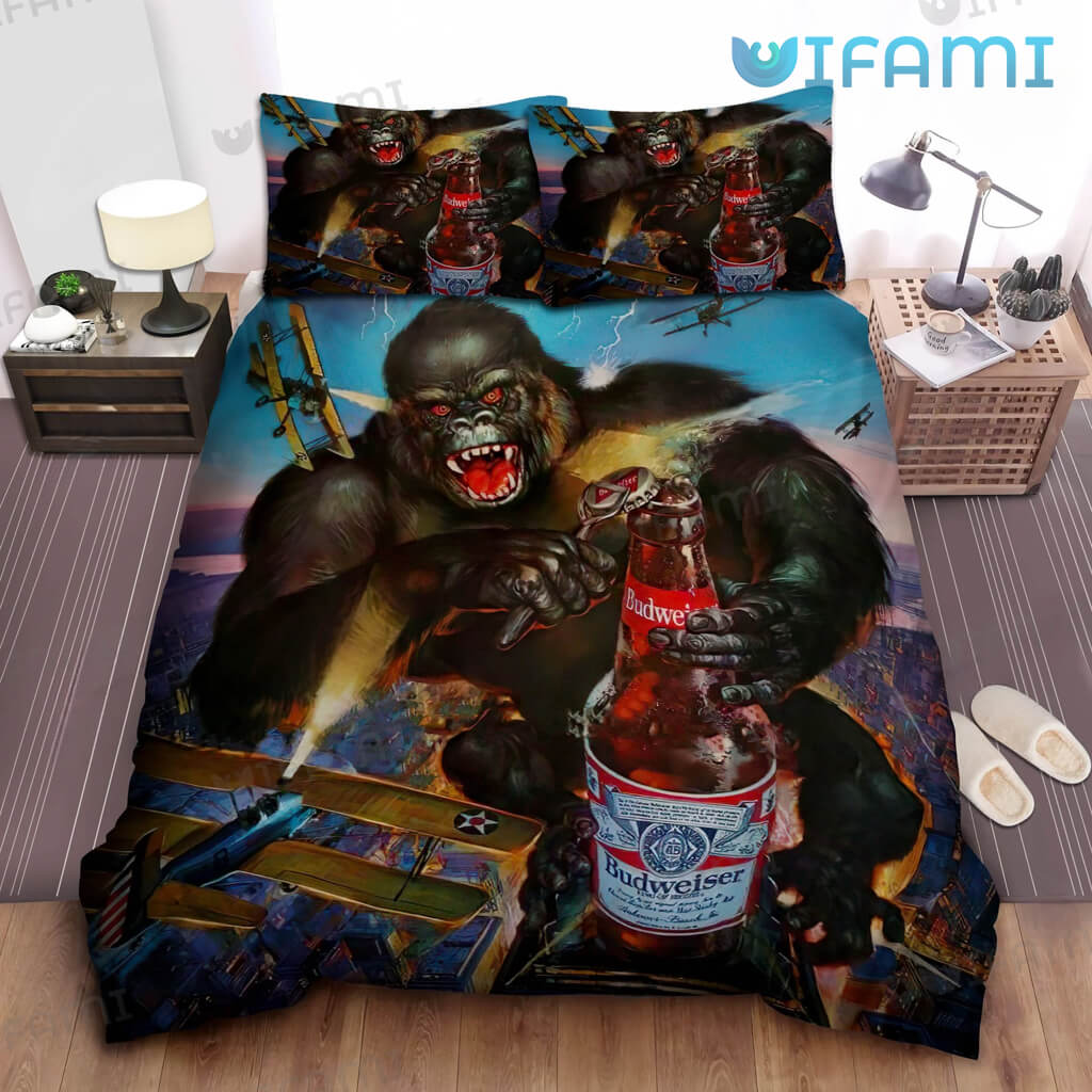 Budweiser Bedding King Kong Beer Lovers Gift