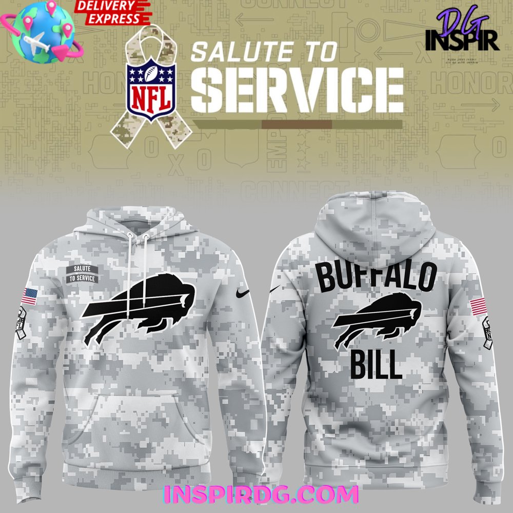 Buffalo Bills Salute To Service 2024 Hoodie 1