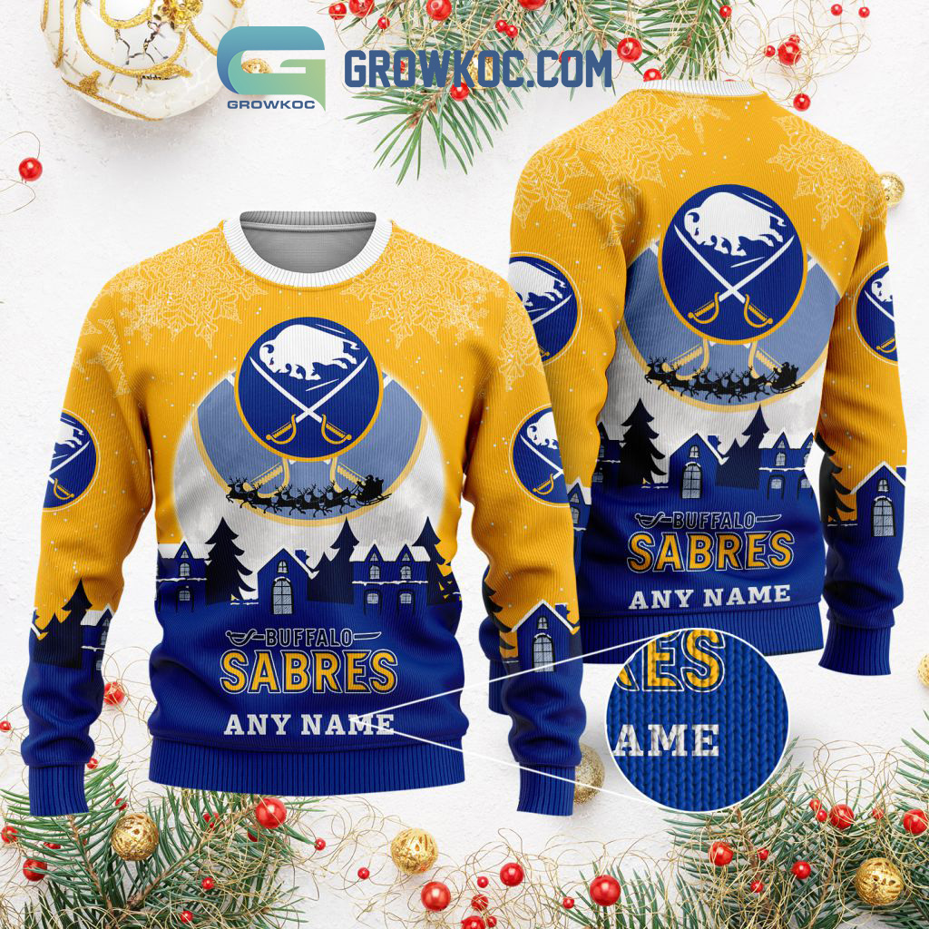 Buffalo Sabres NHL Merry Christmas Personalized Ugly Sweater2B1 5sqc4