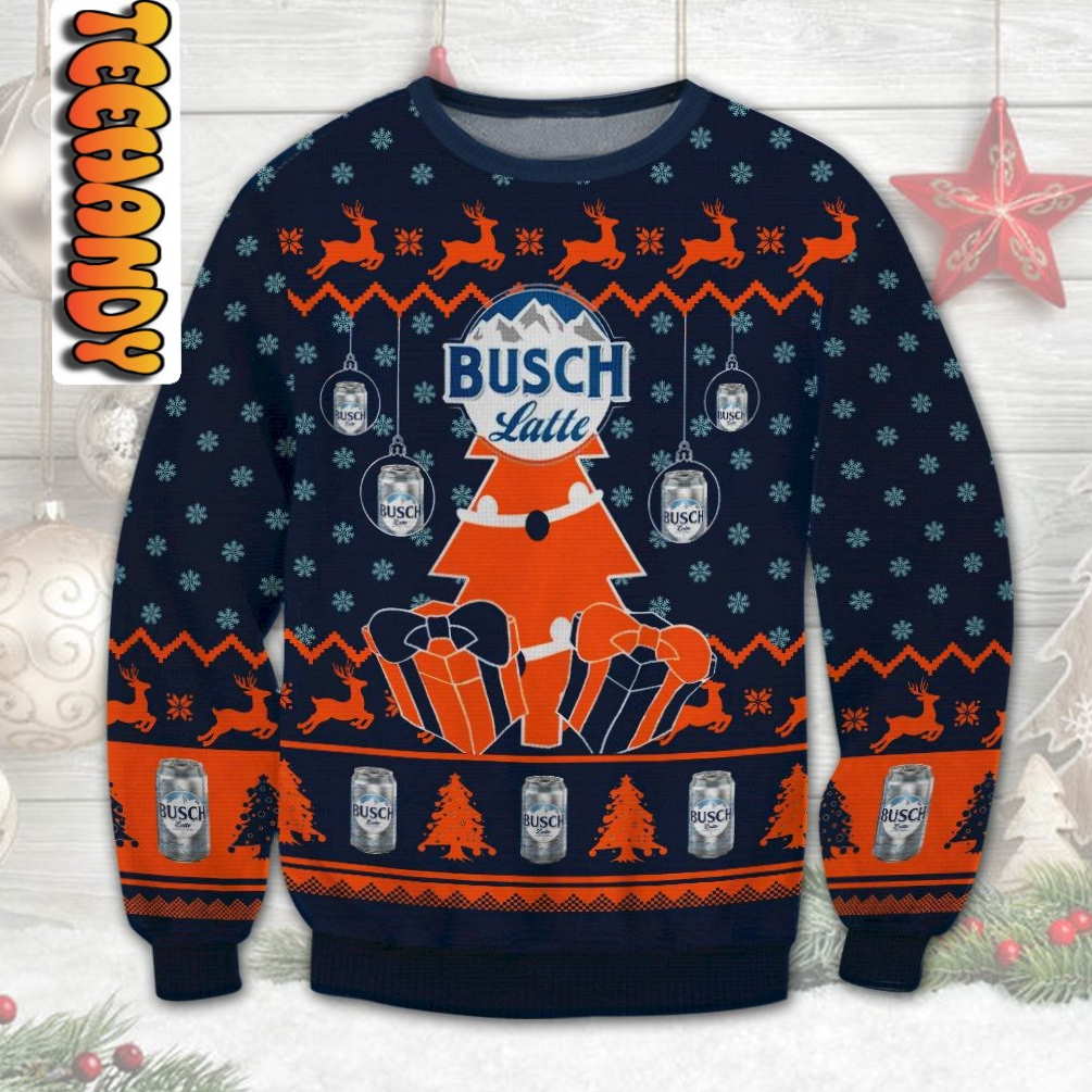 Busch Latte Christmas Ugly Christmas Sweater