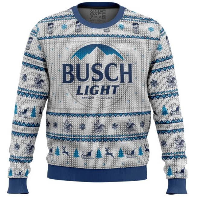 Busch Light Christmas 3D Sweater