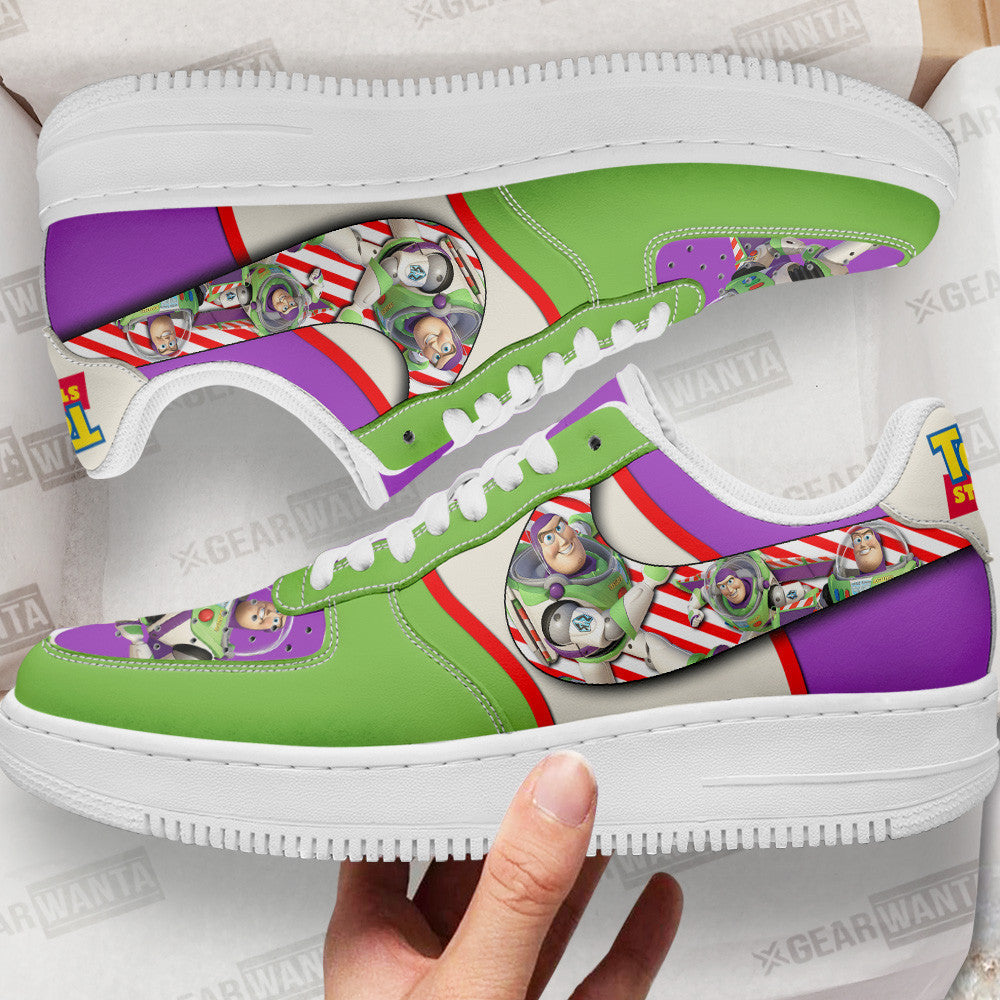 Buzz Lightyear Toy Story Air Sneakers Custom Cartoon Shoes 1 GearWanta