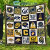 California Golden Bears NCAA Collection Design Fleece Blanket Quilt2B1 eRAPV