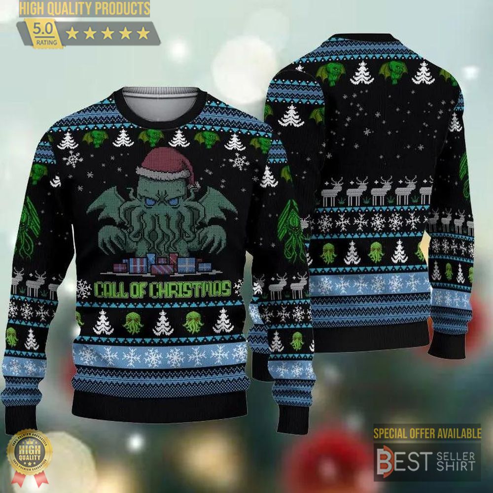 Call Of Cthulhu 3D Ugly Christmas Sweater Cthulhu Xmas Sweatshirt Xmas Sweater Christmas Gift 1