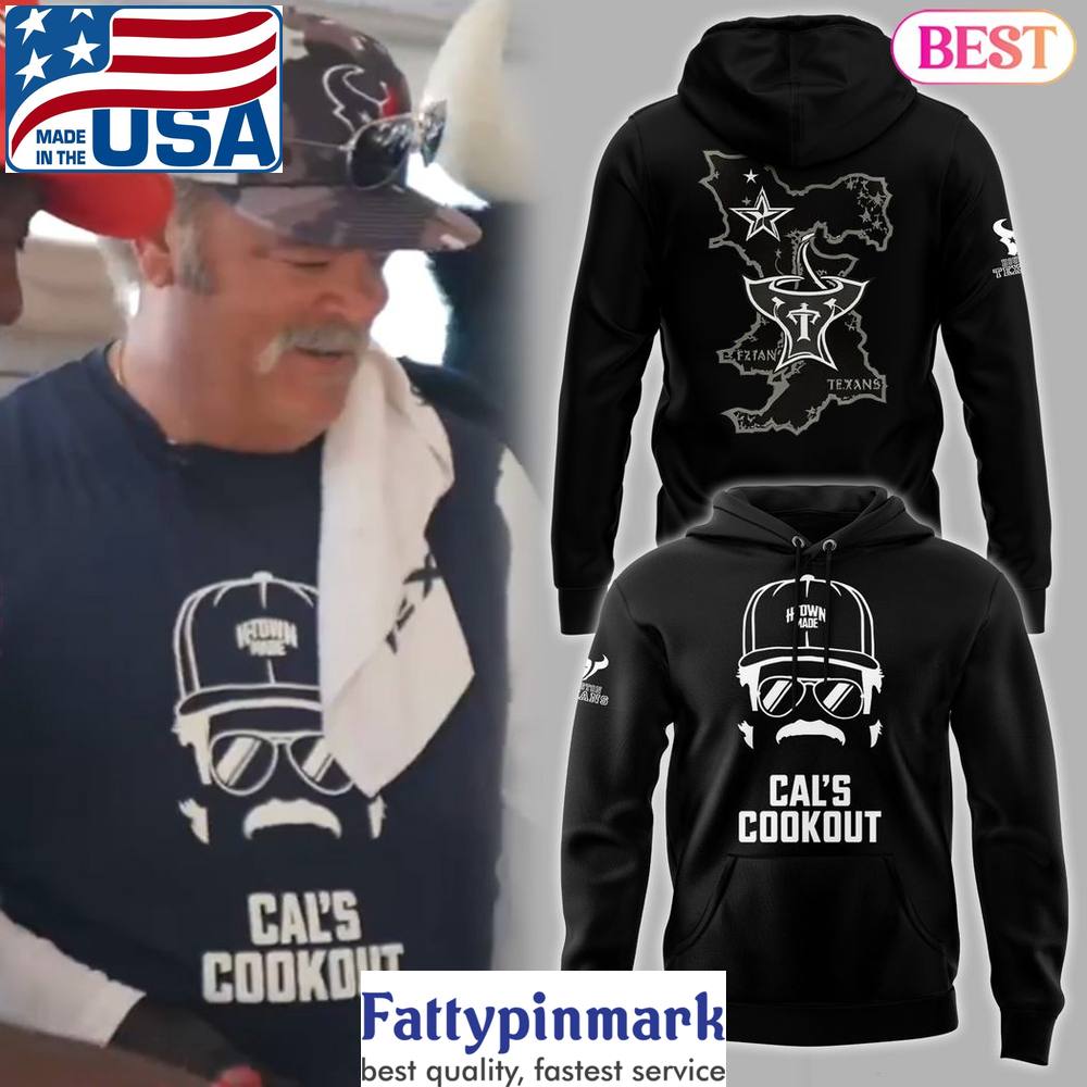 Cals Coockout Houston Texans 2024 Design Hoodie Black 1