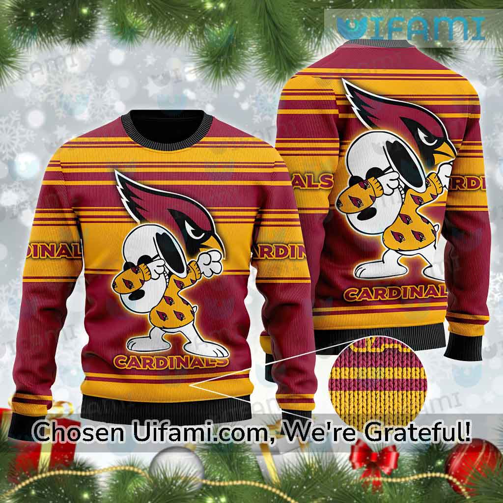 Cardinals Ugly Sweater Adorable Snoopy Arizona Cardinals Gift