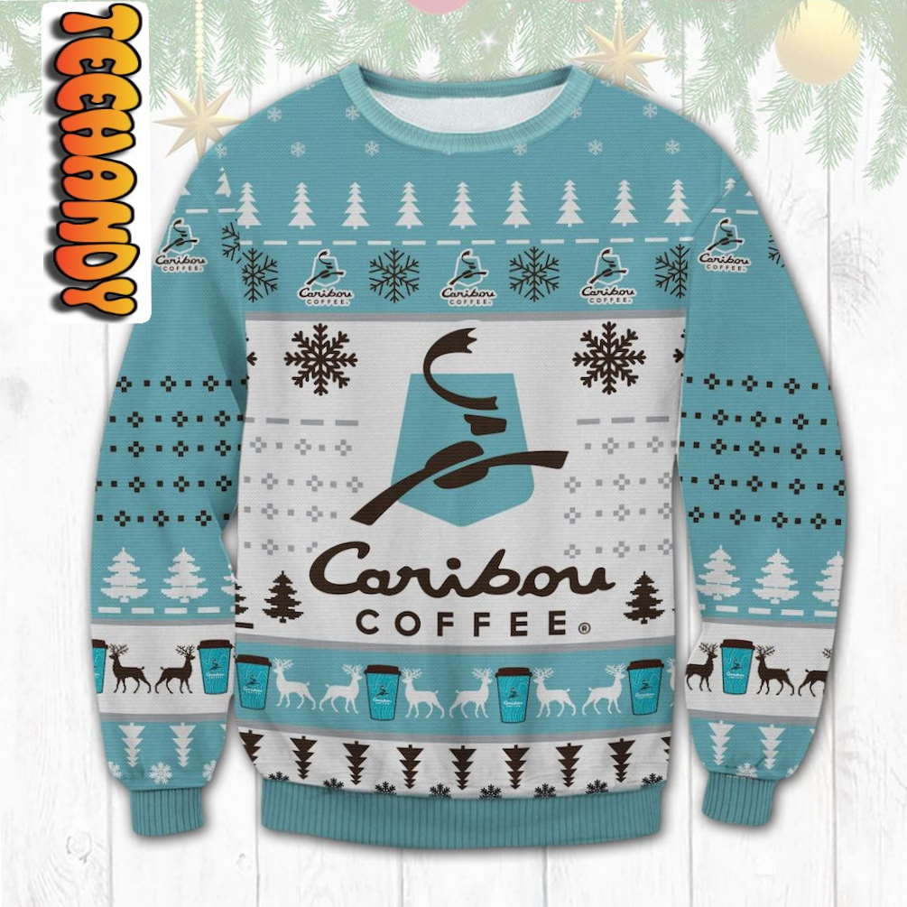 Caribou Coffee Ugly Christmas Sweater