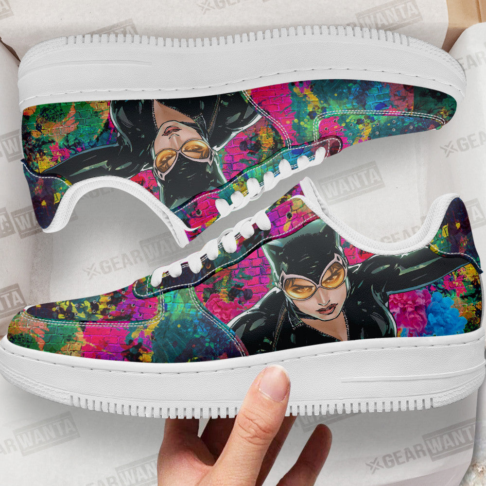 Catwoman Air Sneakers Custom For Fans 1 GearWanta