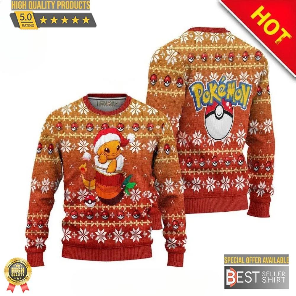 Charizard Pokemon Custom Ugly Christmas Sweater Pikachuu Pokemonn Christmas Sweater Pokemonn Knit Sweater Funny Sweater 656 1