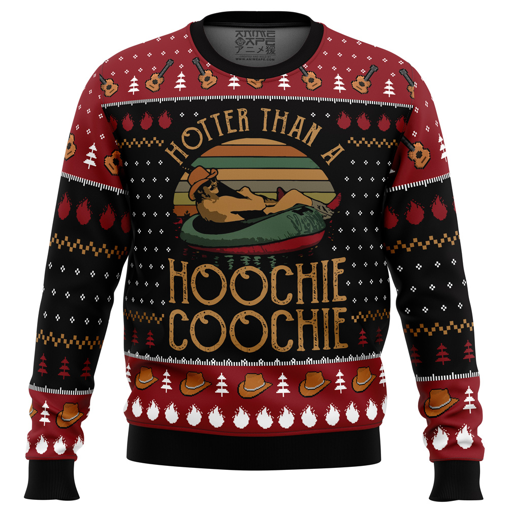 Chattahoochie Alan Jackson Ugly Christmas Sweater BACK mockup