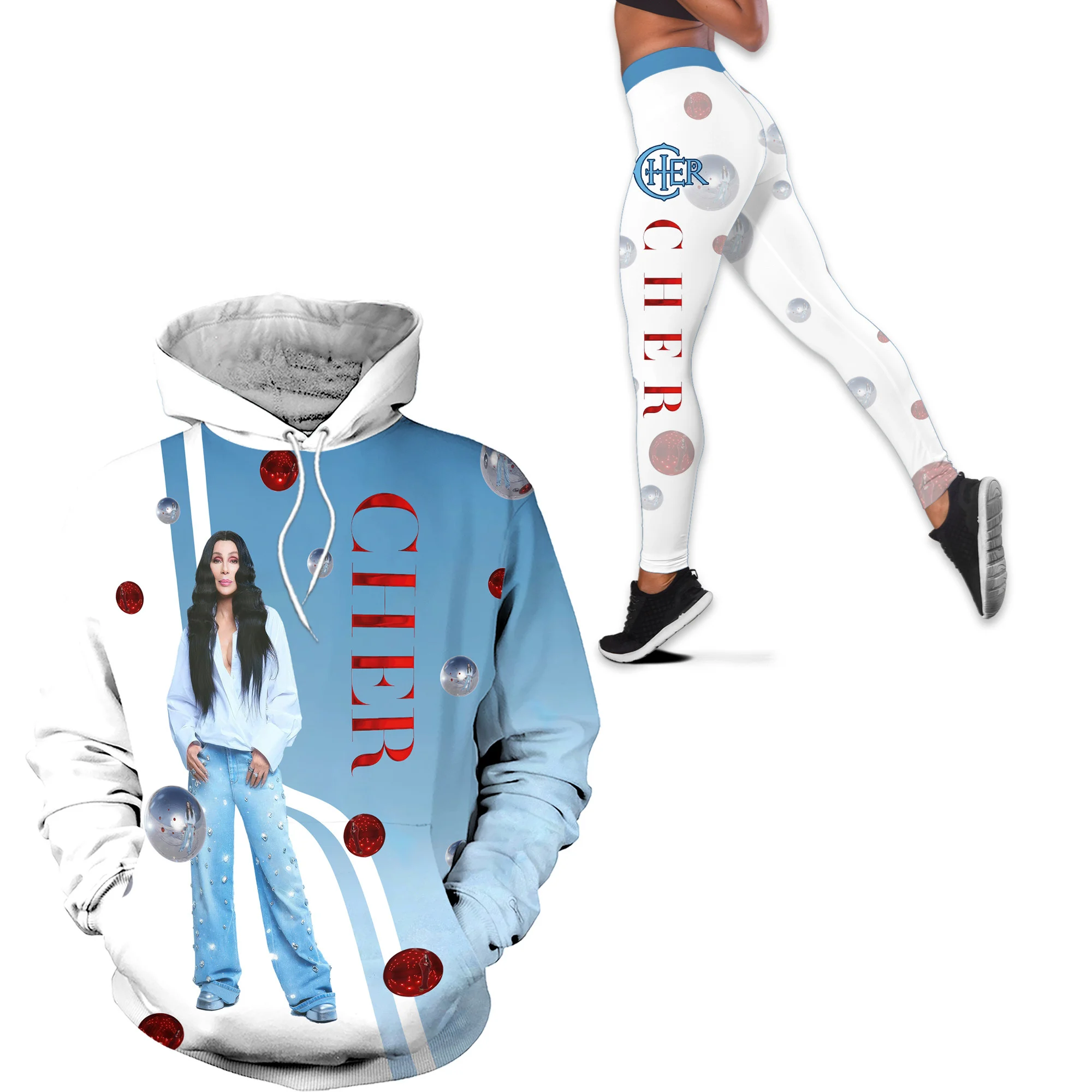 Cher Hoodie Leggings Set2B1 C1mHE