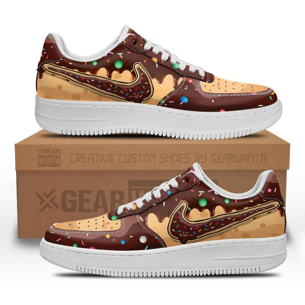 Chocolate Frosted Donut Custom Sneakers TT15 1 GearWanta