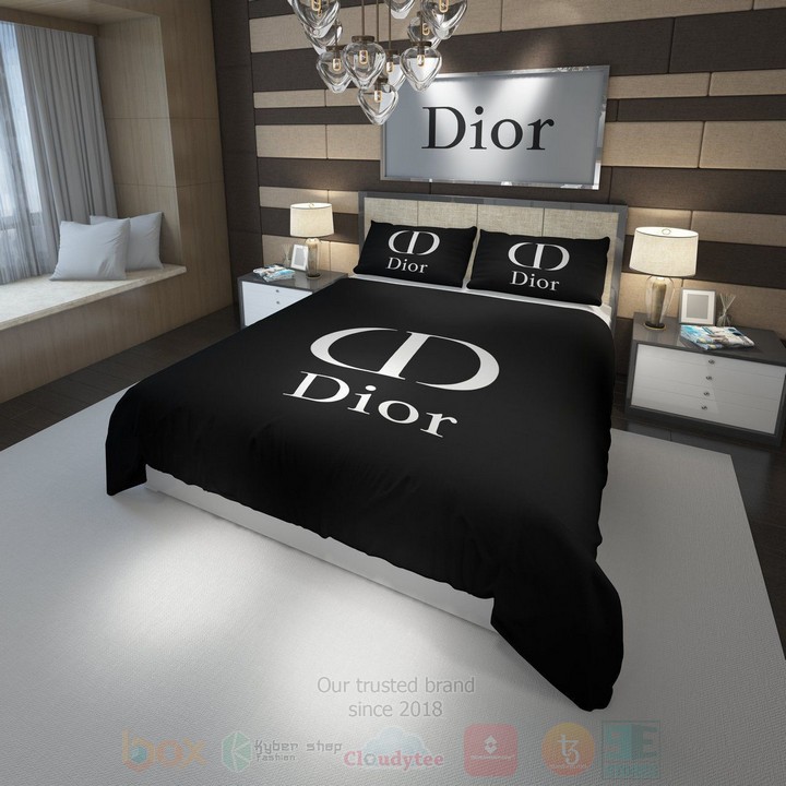 Christian Dior S.E Black Inspired Bedding Set