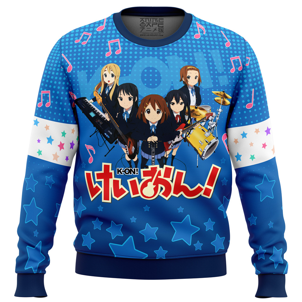 Christmas Band K On Ugly Christmas Sweater FRONT mockup