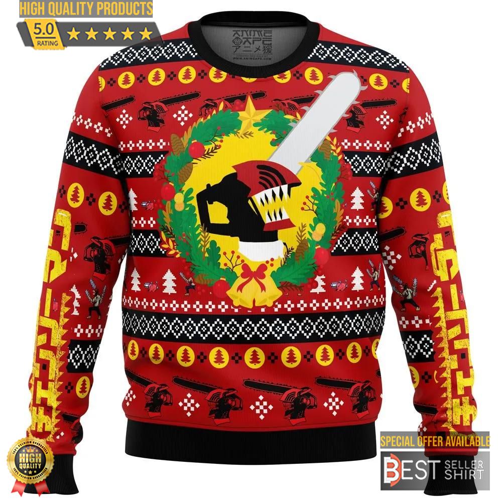 Christmas Dream Chainsaw Man Ugly Christmas Sweater Christmas Gifts 1