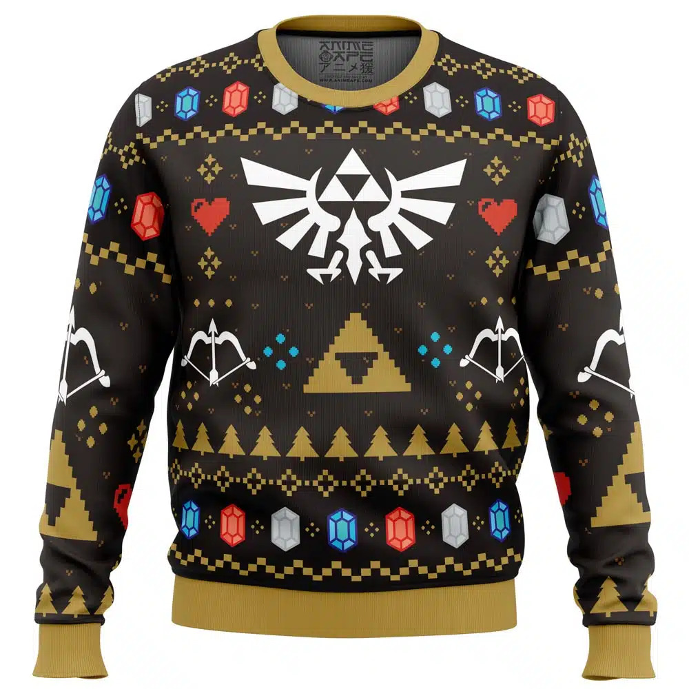 Christmas Hero Legend of Zelda PC men sweatshirt FRONT mockup