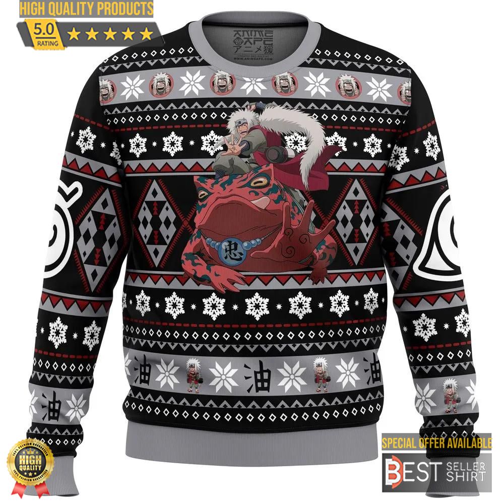 Christmas Jiraiya Naruto Ugly Christmas Sweater Christmas Gifts 1