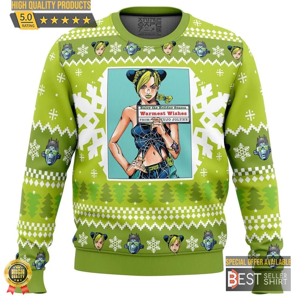 Christmas Jolyne Kujo Jojos Bizarre Adventure Christmas Sweater Christmas Gifts 1