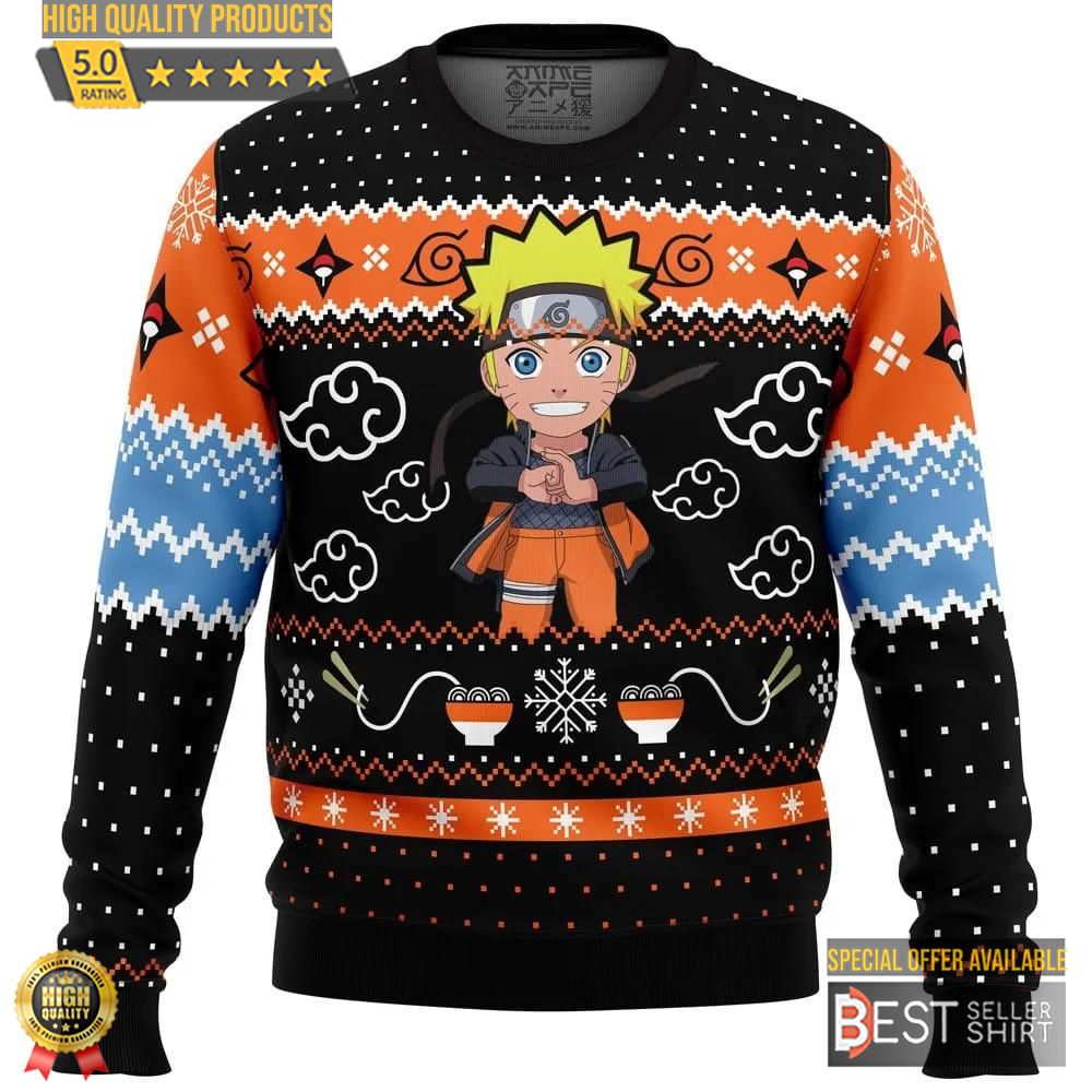 Christmas Ramen Uzumaki Naruto Christmas Sweater Christmas Gifts 1