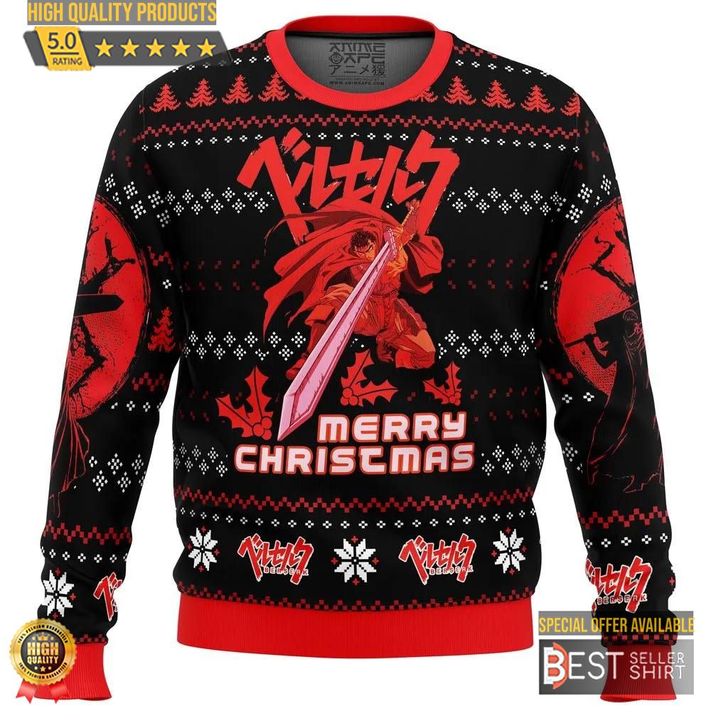 Christmas Red Guts Berzerk Ugly Christmas Sweater Christmas Gifts 1